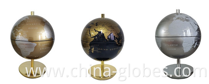 tumbler designed desktop globe 